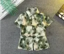 Green Shirt & Shorts Set For Kids Boy |Summer wear
