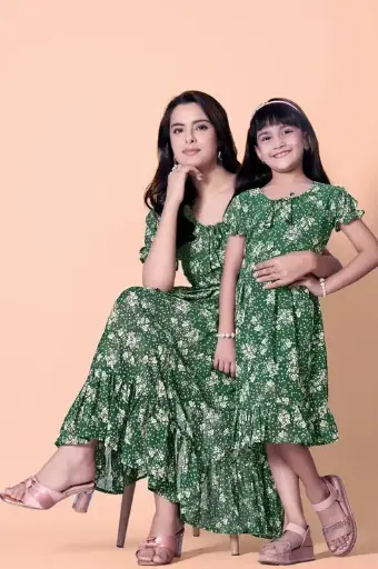 Mother and Daughter gown combo 
